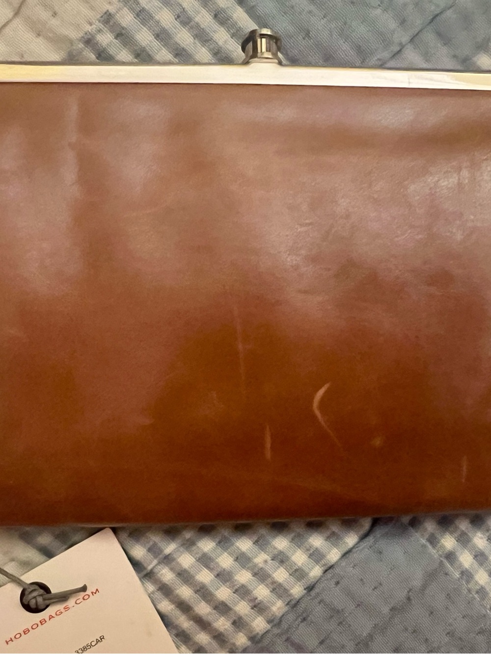 NWT HOBO Lauren Clutch-Wallet in the Caramel colorway (Vendor Style: VI-3385CAR) - Picture 4 of 10